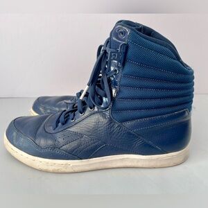 Reebok SLX Legacy Court Joker Hi Sneakers Athletic Shoes Blue Men 9.5